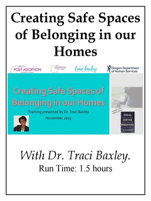 cover image of Creating Safe Spaces of Belonging in our Homes (Video)